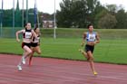 Ella Barrett (Chesterfield and District AC) winning the under-17s 300 metres at the Northern Under-17s and 15s Championships, Liverpool.